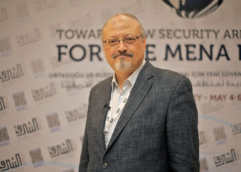 ISTANBUL, TURKEY - (ARCHIVE) : A file photo dated May 6, 2018 shows Prominent Saudi journalist Jamal Khashoggi in Istanbul, Turkey. Saudi journalist Jamal Khashoggi died after a brawl inside the Saudi consulate in Istanbul, Saudi Arabia announced Saturday. (Photo by Omar Shagaleh/Anadolu Agency/Getty Images)