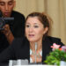 Human-rights American activist and director of Human Rights Watch Middle East and North Africa, Sarah Leah Whitson, gives a press conferenceon October 21, 2010 in Tunis to present a report, entitled "The price of independence, silencing labor and student unions in Tunisia".                  AFP PHOTO / FETHI BELAID (Photo credit should read FETHI BELAID/AFP via Getty Images)