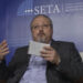 ANKARA, TURKEY - (ARCHIVE) : A file photo dated March 26, 2015 shows Prominent Saudi journalist Jamal Khashoggi speaking during a panel titled 'Crisis in Syria: An Endless War?' organised by Foundation for Political, Economic and Social Research (SETA) Foundation in Ankara, Turkey. Saudi journalist Jamal Khashoggi died after a brawl inside the Saudi consulate in Istanbul, Saudi Arabia announced Saturday. (Photo by Gokhan Balci/Anadolu Agency/Getty Images)