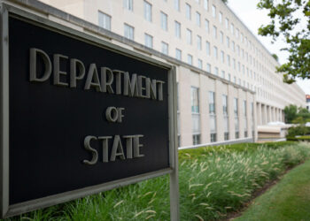 The US Department of State building is seen in Washington, DC, on July 22, 2019. (Photo by Alastair Pike / AFP) (Photo by ALASTAIR PIKE/AFP via Getty Images)
