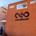 The NSO Group company logo is displayed on a wall of a building next to one of their branches in the southern Israeli Arava valley near Sapir community centre on February 8, 2022. - Israel's domestic spying scandal widened yesterday, with Prime Minister Naftali Bennett vowing government action following new reports that police illegally used the Pegasus malware to hack phones of dozens of prominent figures. (Photo by MENAHEM KAHANA / AFP) (Photo by MENAHEM KAHANA/AFP via Getty Images)