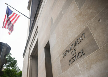 Department of Justice building in Washington D.C., United States of America on July 12th, 2024. (Photo by Beata Zawrzel/NurPhoto via Getty Images)