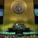 NEW YORK, NEW YORK - SEPTEMBER 19: UN Secretary General Antonio Guterres speaks during the United Nations General Assembly (UNGA) at the United Nations headquarters on September 19, 2023 in New York City. Heads of states and governments from at least 145 countries are gathered for the 78th UNGA session amid the ongoing war in Ukraine and natural disasters such as earthquakes, floods and fires around the globe. (Photo by Michael M. Santiago/Getty Images)