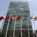 A view of the United Nations Headquarters building in New York City, United States on July 16, 2024. (Photo by Jakub Porzycki/NurPhoto via Getty Images)