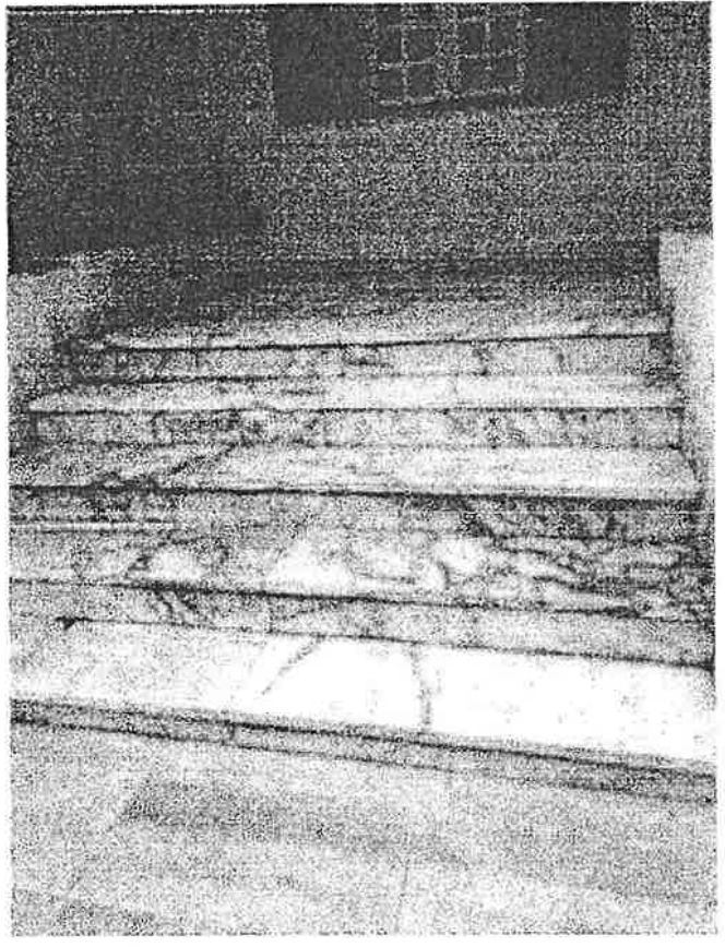 Photo of the stairway at the entrance of Bhiri's home (Source: INTP)