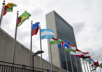 A view of the United Nations Headquarters on September 20, 2024 in New York City. The UN General Assembly voted overwhelmingly on September 20 to grant the Palestinians some additional rights in the global body, after their drive for full membership was blocked by the US. (Photo by ANGELA WEISS / AFP) (Photo by ANGELA WEISS/AFP via Getty Images)