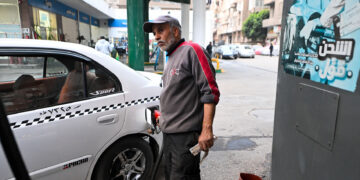 CAIRO, EGYPT - APRIL 1: Customers refuel vehicles at a gas station on April 1, 2026 in Cairo, Egypt. The Egyptian Prime Minister has confirmed that all commercial establishments such as malls, shops and cafes will close at 21:00, except Thursday and Friday, when they will close at 23:00, from today for a month to ration electricity consumption due to the shortage of petroleum products resulting from the ongoing war between US/Israel and Iran. (Photo by Sayed Hassan/Getty Images)